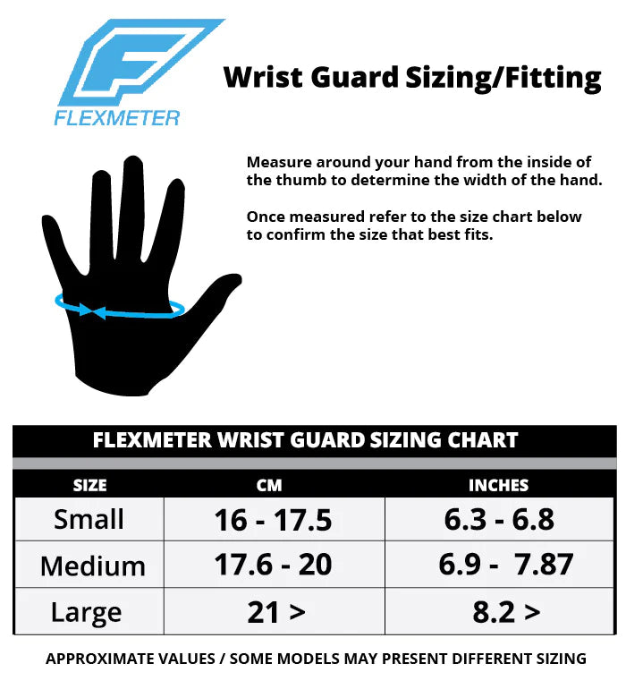 Demon Flexmeter Double Sided Wrist Guard Glove - handschoen met polsbeschermer