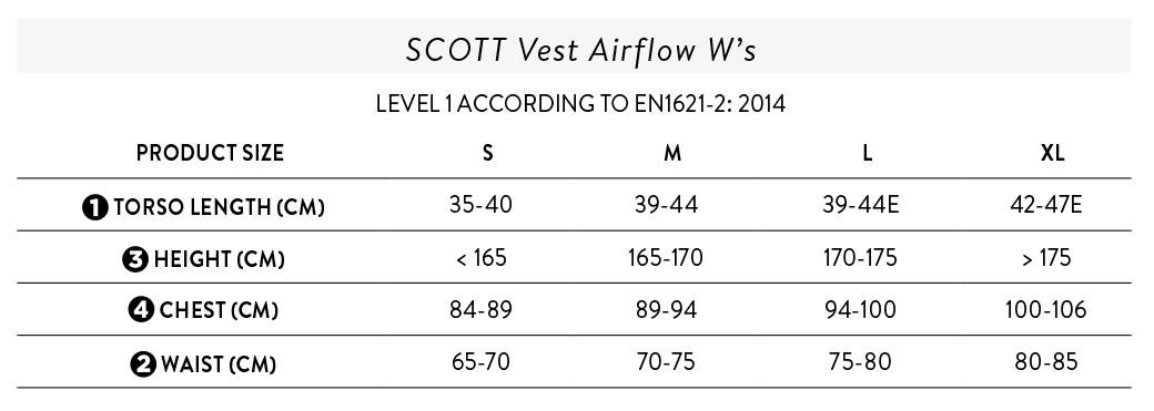 Scott Vest Airflow Dames - rugbeschermer snowboard