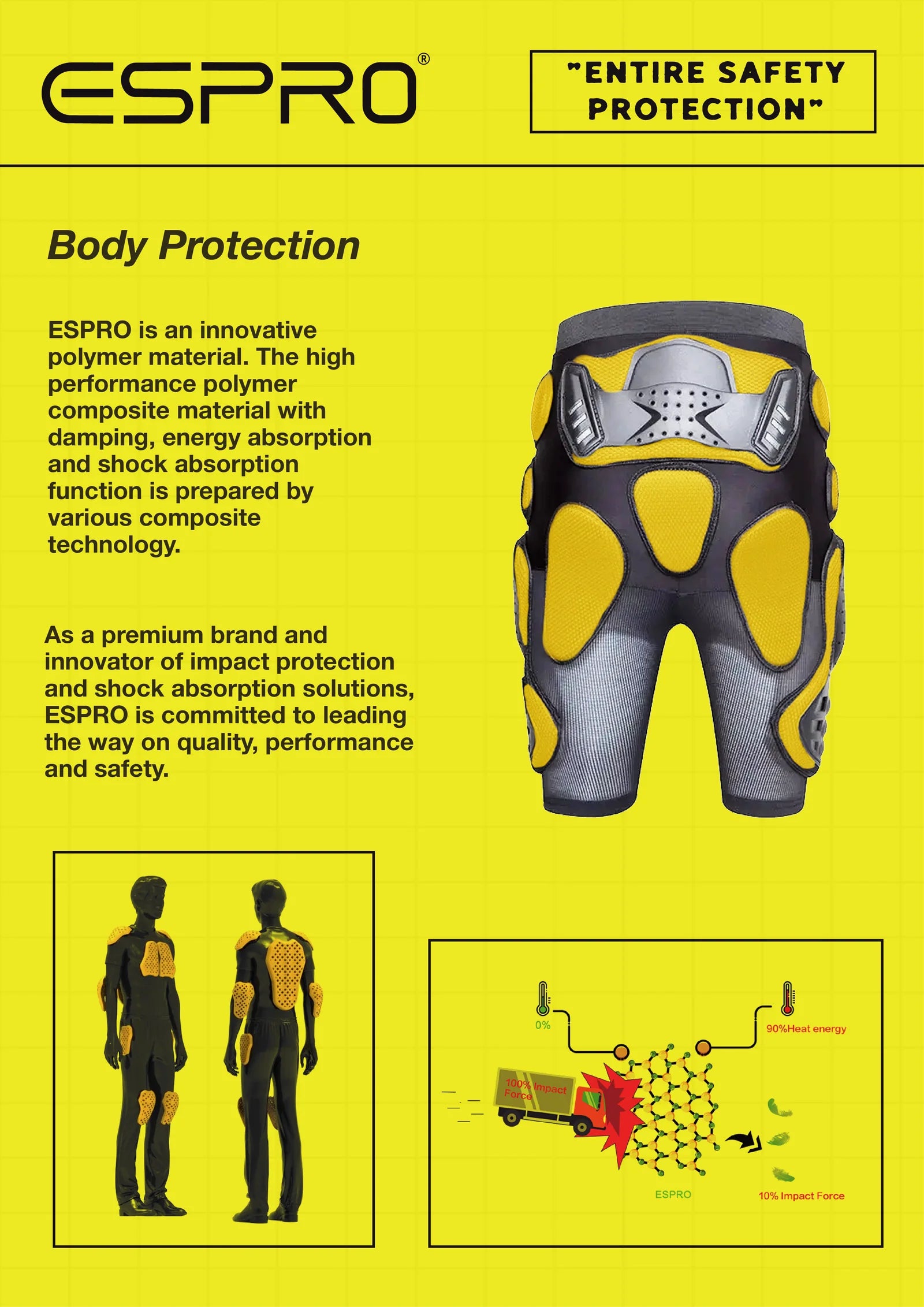 Demon Zero RF Short D3O - snowboard impact short