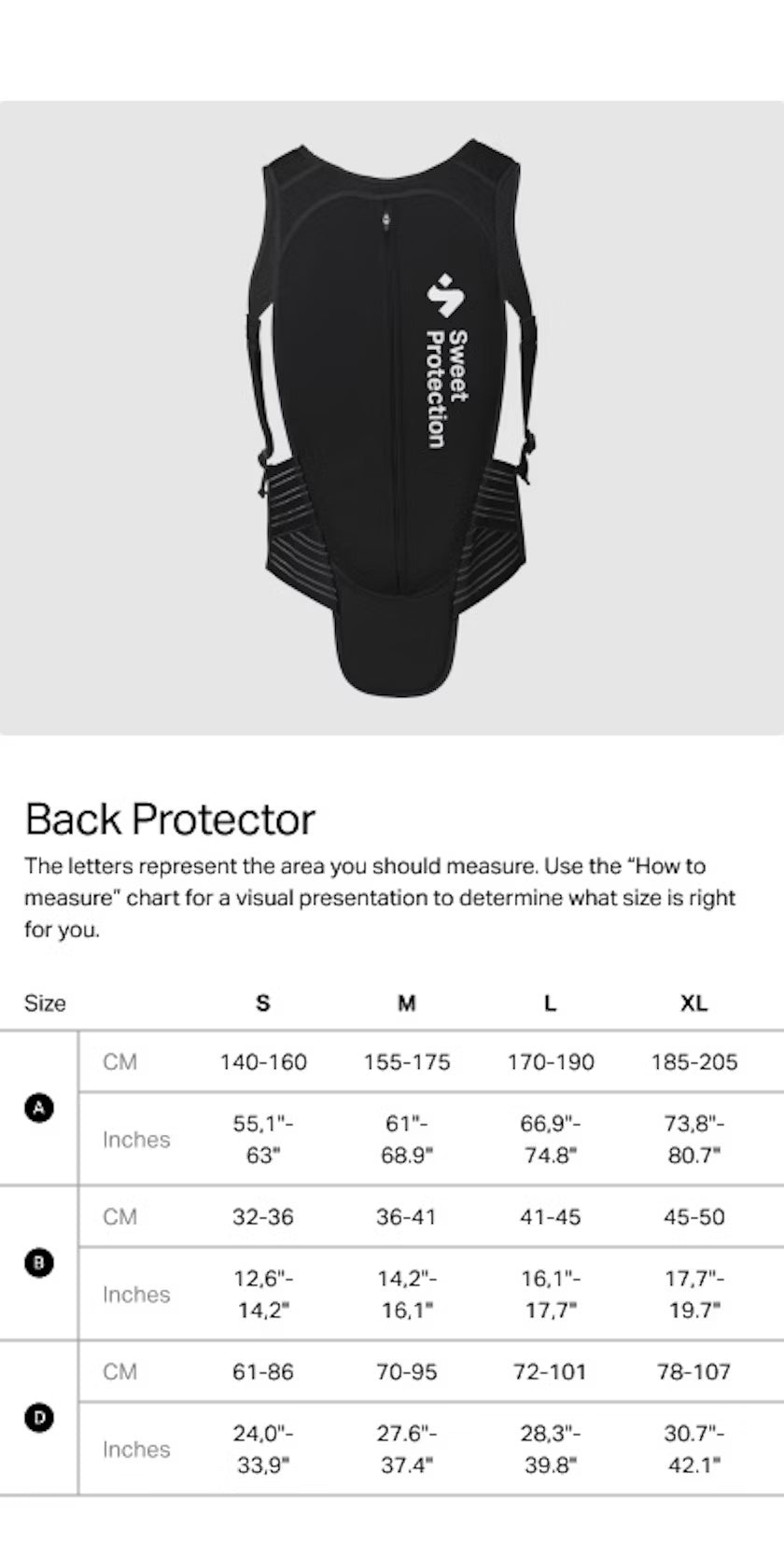 Sweet Back Protector 2.0 - espaldera snowboard